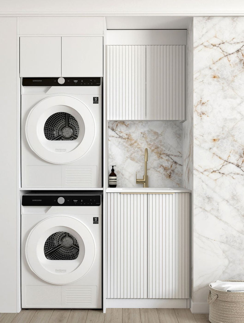 OTTI NOOSA MATTE WHITE 630MM BASE LAUNDRY CABINET