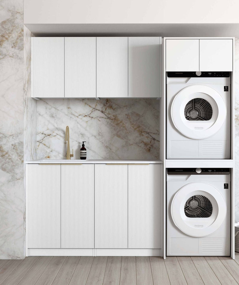 OTTI NOOSA MATTE WHITE 630MM BASE LAUNDRY CABINET