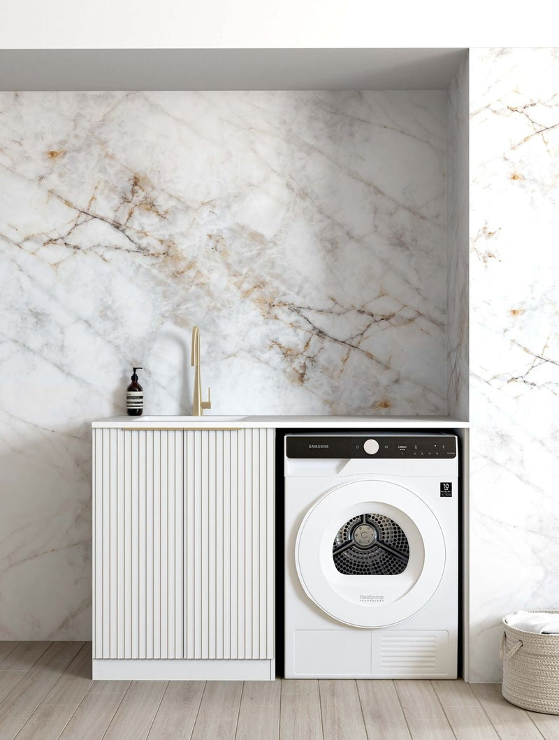 OTTI NOOSA MATTE WHITE 630MM BASE LAUNDRY CABINET