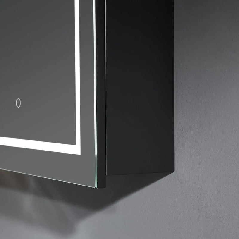 Olivia Mirror Door Shaving Cabinet Arch 600mm - Aqualux Bathrooms- Poseidon