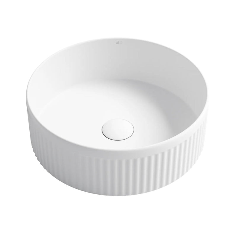 OTTI OXFORD ROUND GLOSS WHITE BASIN 395MM