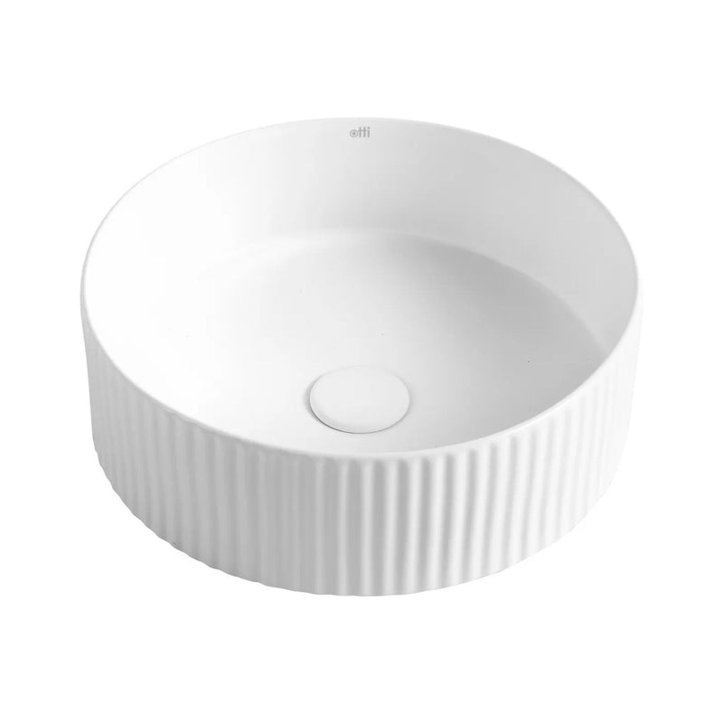 OTTI MARLO ROUND BASIN MATTE BLACK 400MM
