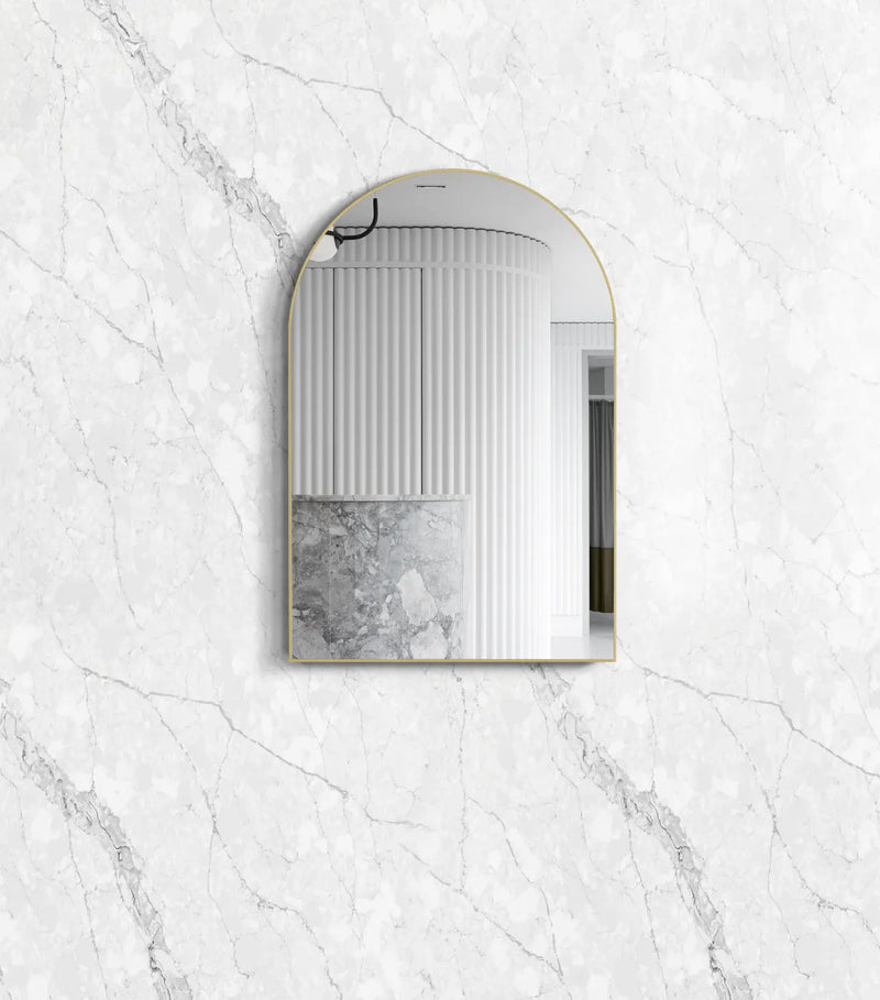 OTTI ARCHIE METAL FRAMED MIRROR GOLD 600X900MM