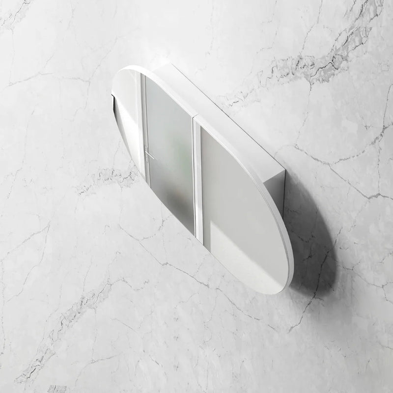OTTI BONDI MATTE WHITE SHAVING CABINET 900X600MM