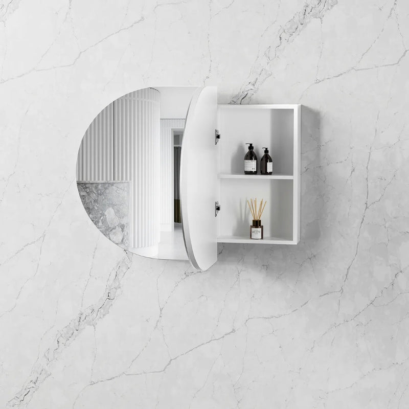 OTTI BONDI MATTE WHITE SHAVING CABINET 900X600MM