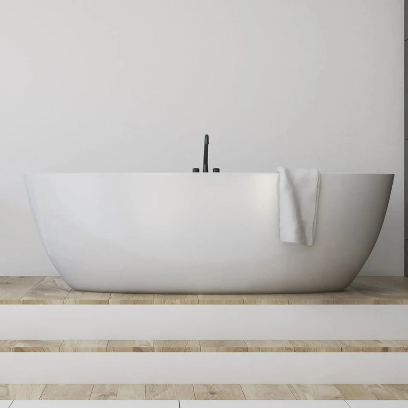 Cocoon Overflow Freestanding Bathtub - Overflow - Aqualux Bathrooms- Poseidon