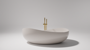 Pietra Bianca Onda Freestanding Stone Bath - view 2
