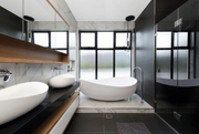 Pietra Bianca Onda Freestanding Stone Bath - view 3