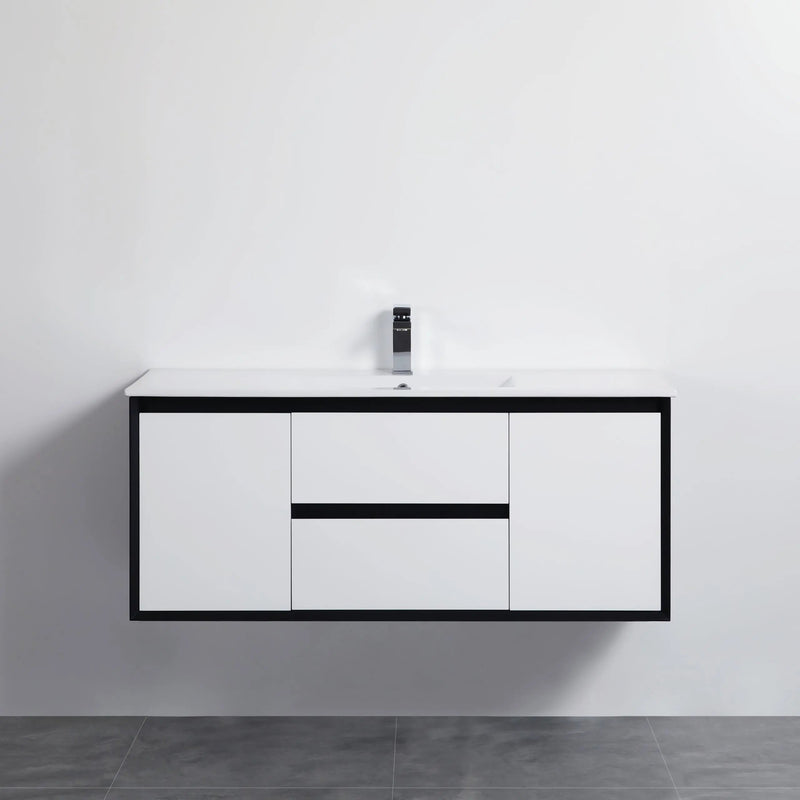 PETRA Single Wall Hung  Vanity 1200 - Aqualux Bathrooms- Poseidon