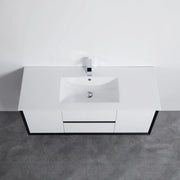 PETRA Single Wall Hung  Vanity 1200 - Aqualux Bathrooms- Poseidon