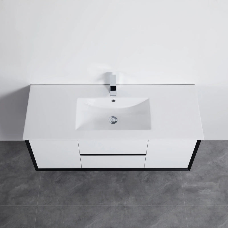 PETRA Single Wall Hung  Vanity 1200 - Aqualux Bathrooms- Poseidon