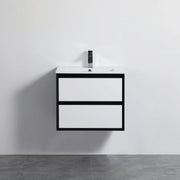 PETRA PVC Wall Hung Vanity 600 - Aqualux Bathrooms- Poseidon