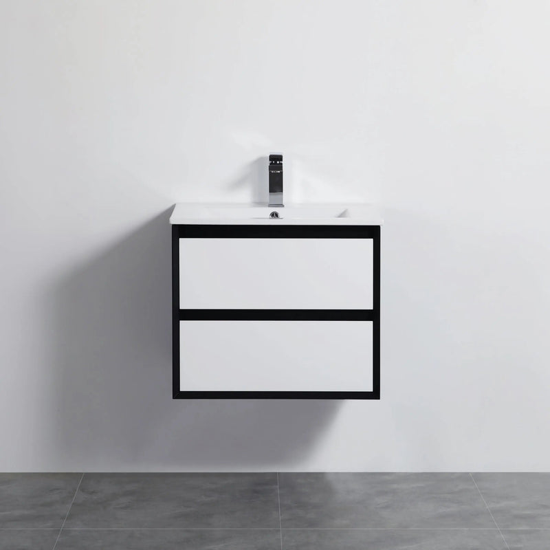 PETRA PVC Wall Hung Vanity 600 - Aqualux Bathrooms- Poseidon