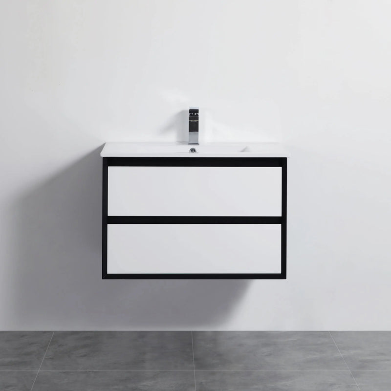 PETRA PVC Wall Hung Vanity 750 - Aqualux Bathrooms- Poseidon