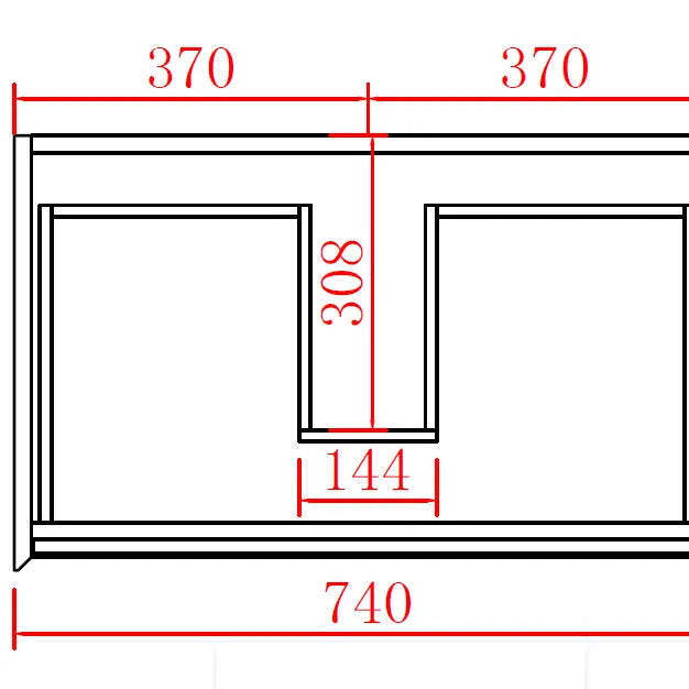 PETRA PVC Wall Hung Vanity 750 - Aqualux Bathrooms- Poseidon