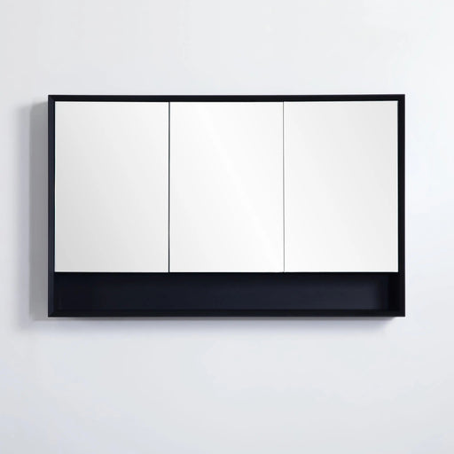 PETRA Single Door Shaving Cabinet 1200mm - Aqualux Bathrooms- Poseidon