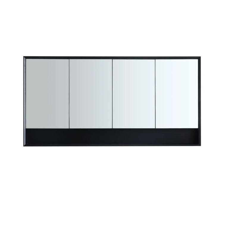 PETRA Single Door Shaving Cabinet 1500mm - Aqualux Bathrooms- Poseidon