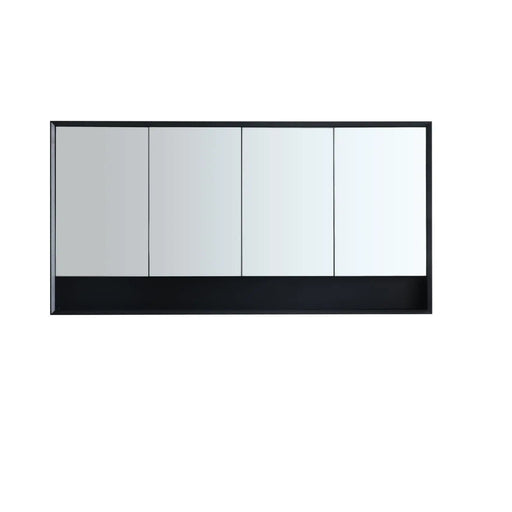 PETRA Single Door Shaving Cabinet 1500mm - Aqualux Bathrooms- Poseidon