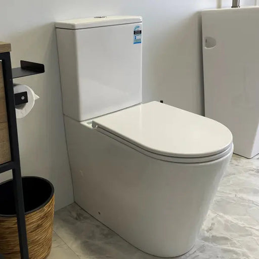 Mercio Pani Rimless Back To Wall Toilet Suite - Aqualux Bathrooms- Mercio