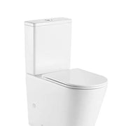 Mercio Pani Rimless Back To Wall Toilet Suite - Aqualux Bathrooms- Mercio