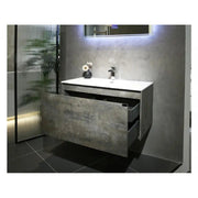 Belbagno - Belbagno Prado wall hung Vanity 1200mm - Maple Oak - Aqualux Bathrooms