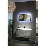 Belbagno - Belbagno Prado wall hung Vanity 900mm -  Maple Oak - Aqualux Bathrooms