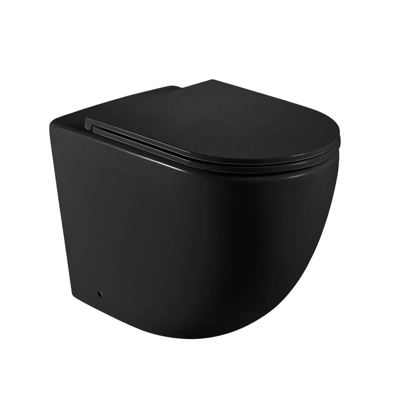 Mercio Raul99 Rimless Wall Faced Floor Toilet Pan - Aqualux Bathrooms- Mercio