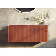 Belbagno - Belbagno Rimini wall hung Vanity 1000mm - Potter's Clay - Aqualux Bathrooms