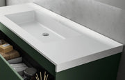 Belbagno - Belbagno Rimini wall hung Vanity 1200mm - Rain Forest - Aqualux Bathrooms
