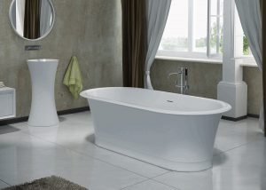 Rome Freestanding Stone Bath by Pietra Bianca - view 2