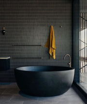 Pietra Bianca Romeo Freestanding Stone Bath - view 6
