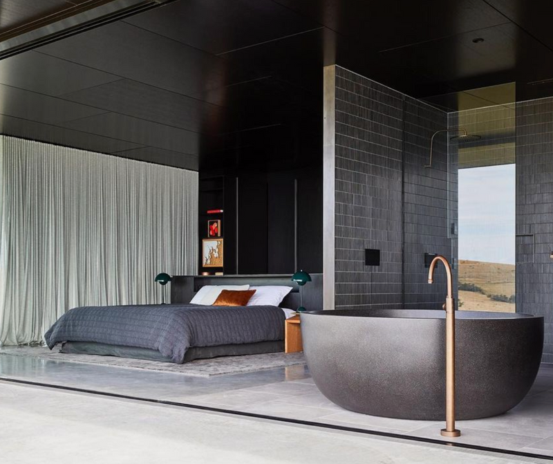 Pietra Bianca Romeo Freestanding Stone Bath - view 8