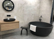 Pietra Bianca Romeo Freestanding Stone Bath - view 11