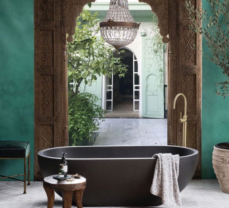 Pietra Bianca Ryese Freestanding Stone Bath