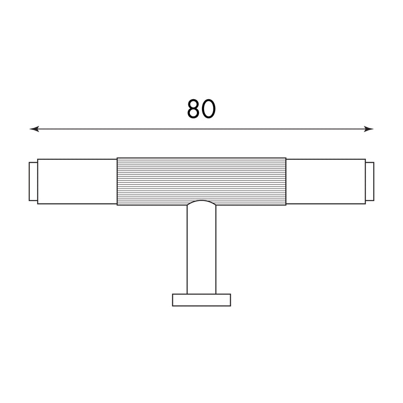 OTTI SOHO HANDLE GUN METAL (MULTIPLE SIZES AVAILABLE)