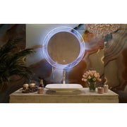 Belbagno - Belbagno Soho LED Bath Mirror 800mm - Glass - Aqualux Bathrooms