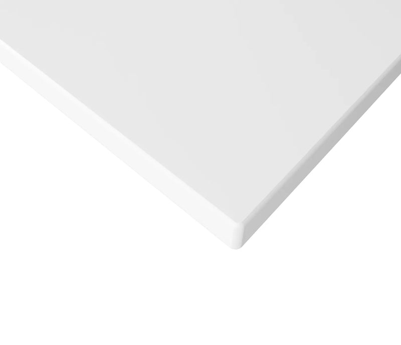 OTTI SOLID SURFACE MATTE WHITE 650MM LAUNDRY STONE TOP