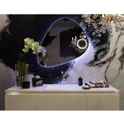 Belbagno - Belbagno Triangolo Led Bath Mirror 797mm - Glass - Aqualux Bathrooms