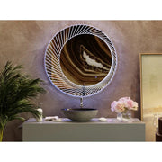 Belbagno - Belbagno Bucciano LED Bath Mirror 800mm - Glass - Aqualux Bathrooms