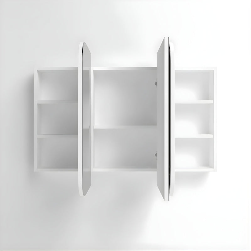 OTTI NEWPORT MATTE WHITE SHAVING CABINET 1200X750MM