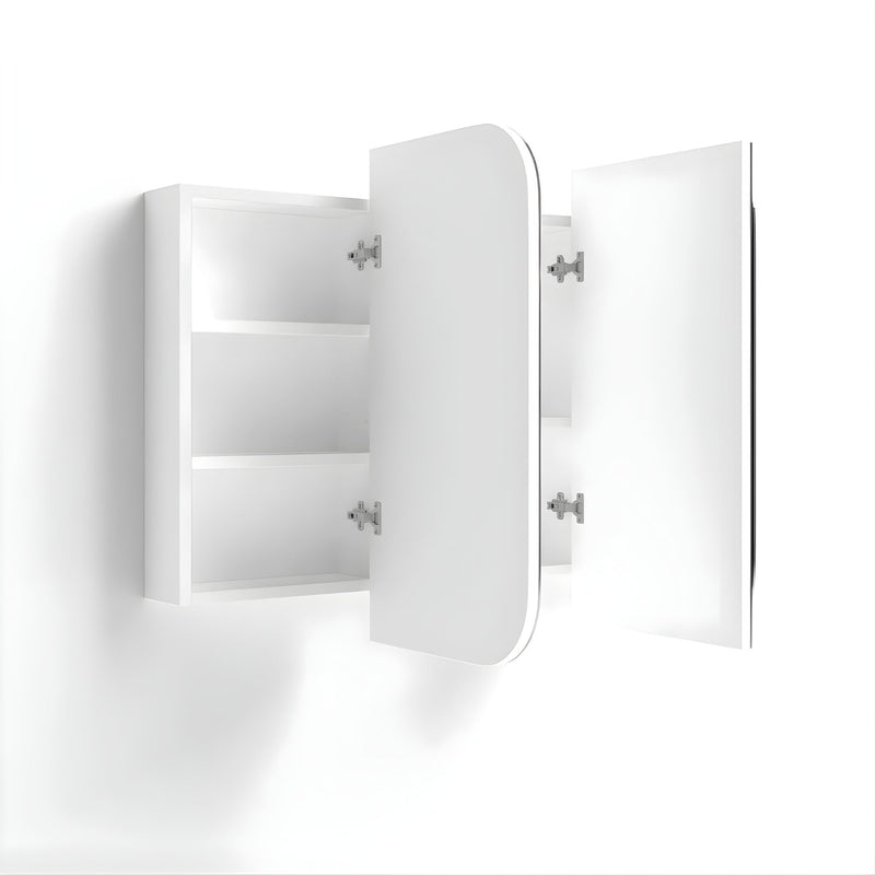 OTTI NEWPORT MATTE WHITE SHAVING CABINET 1200X750MM