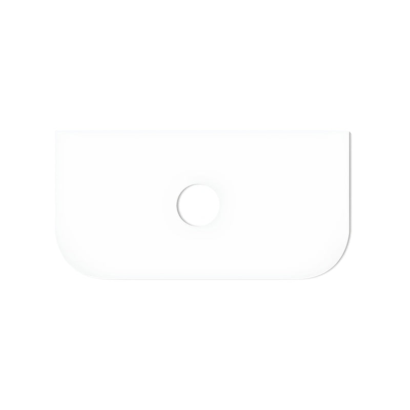 OTTI HAVANA ULTRA DELUXE PURE WHITE ABOVE COUNTER SINGLE VANITY ARTIFICIAL STONE TOP (MULTIPLE SIZES AVAILABLE)