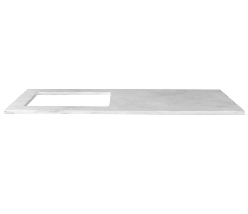 OTTI SOLID SURFACE 1300MM LAUNDRY CARRARA STONE TOP