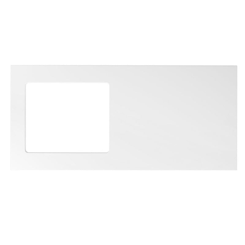OTTI SOLID SURFACE MATTE WHITE 1300MM LAUNDRY STONE TOP