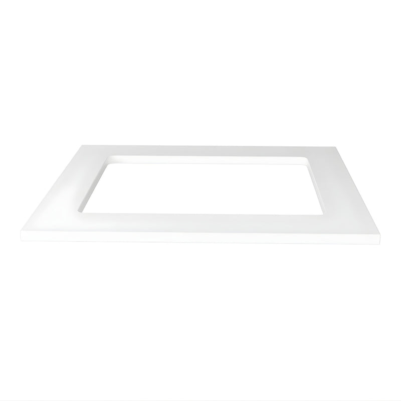 OTTI SOLID SURFACE PURE WHITE 650MM LAUNDRY STONE TOP