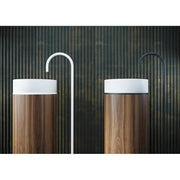 Belbagno - Belbagno Tesoro Pedestal Basin 380mm - Matt White - Aqualux Bathrooms