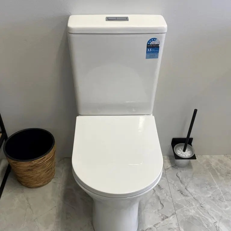 Toi Back-to-Wall Toilet Suite - Aqualux Bathrooms- Mercio