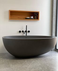 Pietra Bianca Whitney Freestanding Stone Bath - view 3