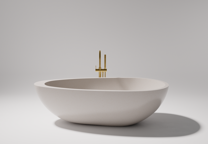 Pietra Bianca Whitney Freestanding Stone Bath