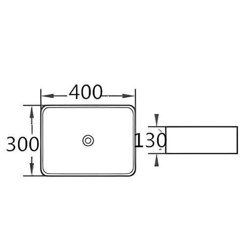 Above Counter Basin 400mm - Beyond Bathware